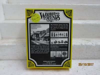 HO SCALE - WOODLANDS SCENIC: x4 TREES - LOT 865P