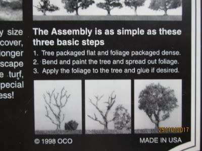 HO SCALE - WOODLANDS SCENIC: x4 TREES - LOT 865P