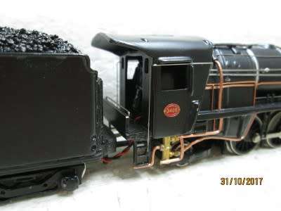 HO SCALE - SAR CLASS 15F 4-8-2 STEAM LOCO (SHORT TENDER) - LOT 23Q