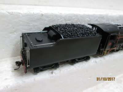 HO SCALE - SAR CLASS 15F 4-8-2 STEAM LOCO (SHORT TENDER) - LOT 23Q