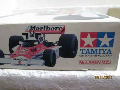 TAMIYA 1:20 SCALE GRAND PRIX KIT : McLAREN M23 FORD - LOT 138Q