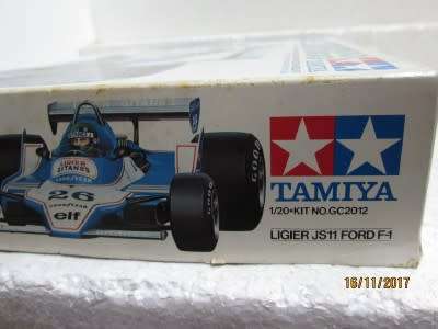 TAMIYA 1:20 SCALE GRAND PRIX KIT : LIGIER JS11 FORD F1 - LOT 139Q