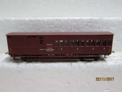 HO SCALE : LIMA SAR V8 GUARD VAN - LOT 234Q