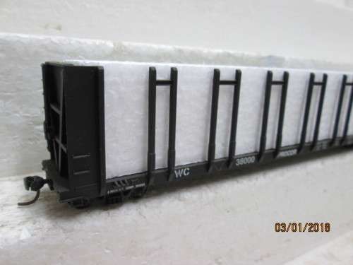 HO SCALE : WALTHERS WINSCONSIN CENTRAL 63' PULPWOOD CARS x3 - LOT 784Q