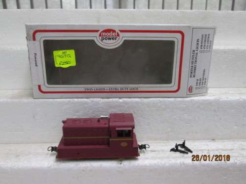 HO SCALE : MODELPOWER SAR 17F DIESEL SHUNTER - LOT 967Q