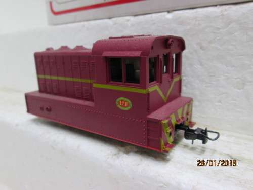 HO SCALE : MODELPOWER SAR 17F DIESEL SHUNTER - LOT 967Q