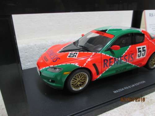 DIE CAST 1:18 SCALE : AUTOART MAZDA RX-8 LM EDITION (BOXED) - LOT 678R