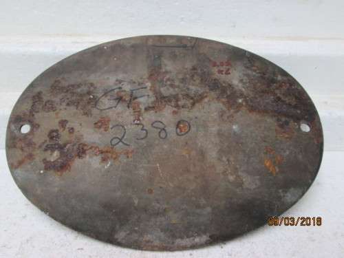 SOUTH AFRICAN RAILWAY STEAM LOCO BRASS MAKERS PLATE 1927 - LOT 713R
