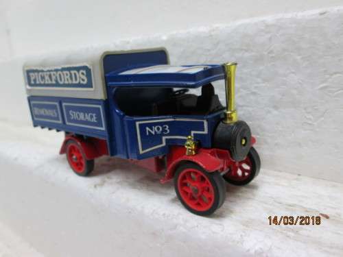 MATCHBOX-MODELS OF YESTERYEAR Y27- 1922 FODEN C TYPE STEAM WAGON (PICKFORDS REMOVALS)  - LOT 921R