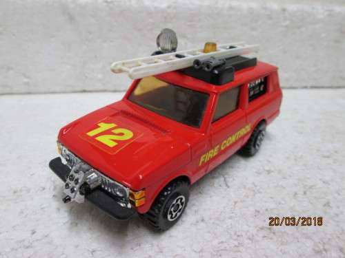 MATCHBOX SPEED KINGS: RANGE ROVER FIRE CONTROL K64 - LOT 129S