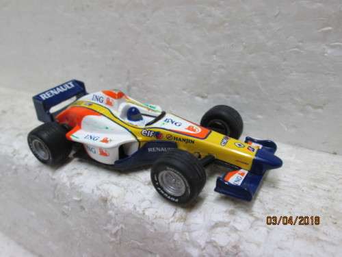 DIE CAST : RENAULT TOYS RENAULT TYPE R27 FORMULA 1 RACING CAR - LOT 376S