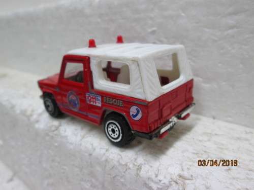 DIE CAST : 1:57 SCALE REALTOY MERCEDES BENZ G WAGON (RESCUE) - LOT 388S