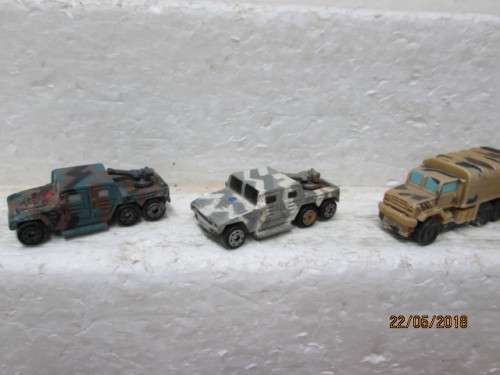 DIE CAST : MILITARY MICRO MACHINES x17 - LOT 54T