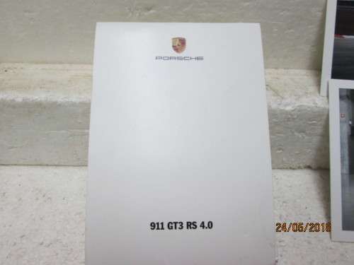 PORSCHE 911 GT3 RS4 POSTCARDS x6 PLUS WRAPPING PAPER (Reduced to clear)- LOT 64T