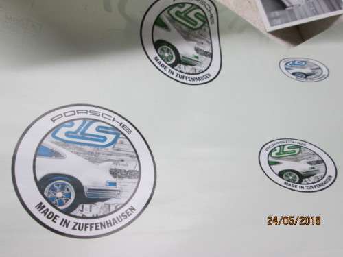 PORSCHE 911 GT3 RS4 POSTCARDS x6 PLUS WRAPPING PAPER (Reduced to clear)- LOT 64T
