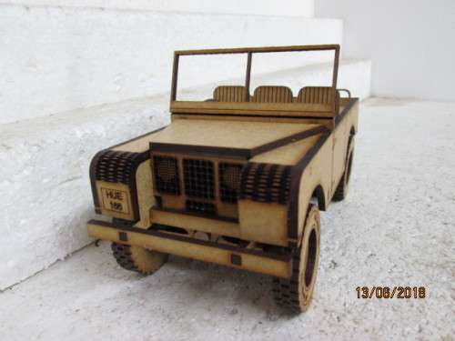 1:18 SCALE LAZER CUT 1948 SWB LANDROVER - LOT 280T