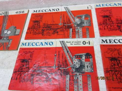 x3 VINTAGE MECCANO SETS  - LOT 285T