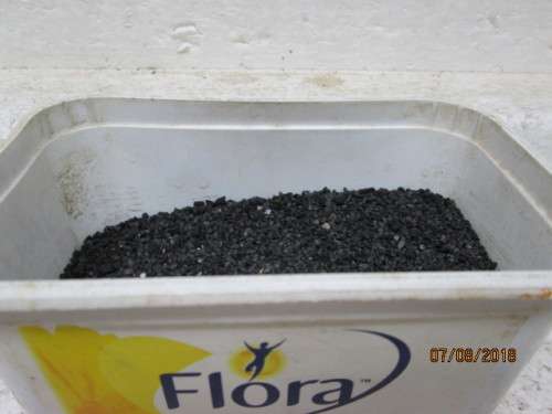 HO SCALE : SCENIC MATERIAL (MEDIUM BLACK COAL 400g) - LOT 788T