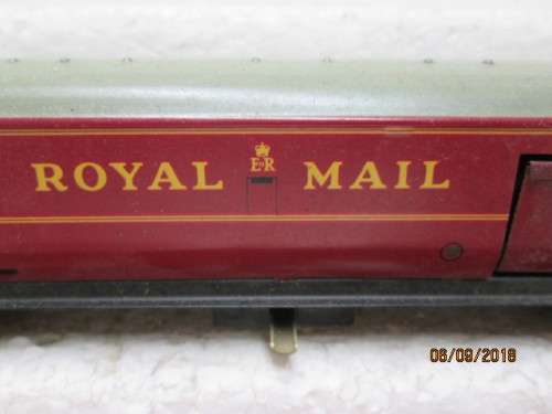 OO SCALE : HORNBY DUBLO TPO MAIL VAN SET "ROYAL MAIL" - LOT 108U