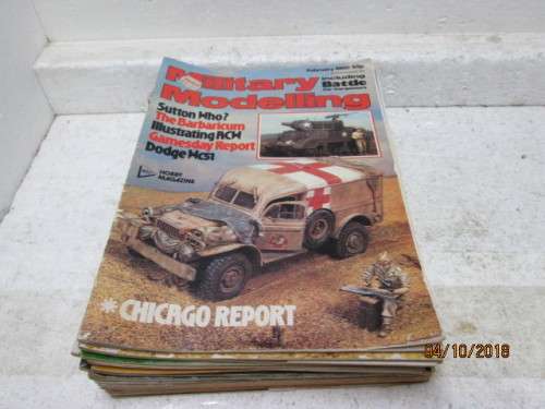 MILITARY MODELLING MAGAZINES x18 (ALL FROM THE 1980's) - LOT 361U