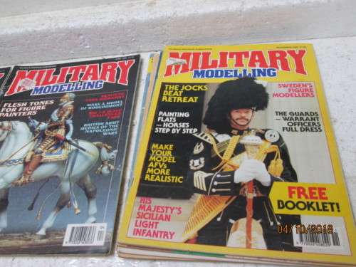 MILITARY MODELLING MAGAZINES x11 (ALL FROM THE 1990's) - LOT 362U