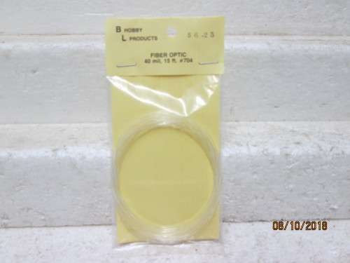 HO SCALE HOBBY PRODUCTS - FIBRE OPTIC TUBING  - LOT 453U