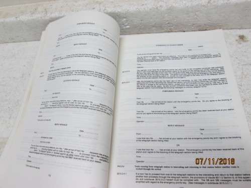 SAR TRANSNET LTD. TRAIN WORKING RULES AND EXPLOSIVES REGULATIONS BOOK - LOT 840U