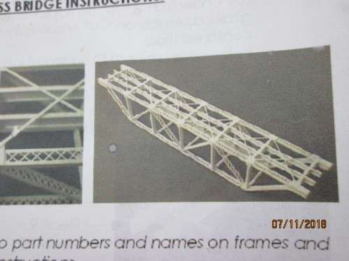 HO SCALE : SAR WARREN TRUSS BRIDGE KIT - LOT 873U