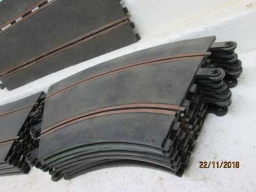 SCALEXTRIC :  TRACK x15 PIECES - LOT 789U