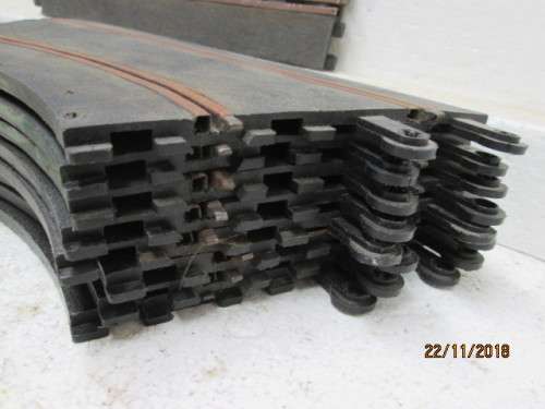 SCALEXTRIC :  TRACK x15 PIECES - LOT 789U