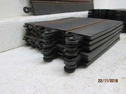SCALEXTRIC :  TRACK x15 PIECES - LOT 789U