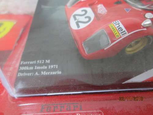 FERRARI RACING COLLECTION : FERRARI 512 M (No 15) - LOT 15V