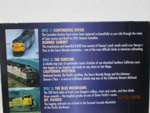 REDUCED TO CLEAR : DVD SET OF 6 : GREAT AMERICAN SCENIC RAILROADS