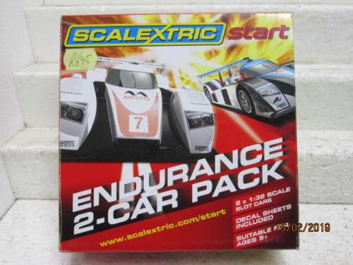 SCALEXTRIC ENDURANCE 2-CAR PACK - BOXED - LOT 830V