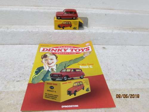 DIE CAST : DINKY TOYS RENAULT 4L (BOXED) - LOT 999V