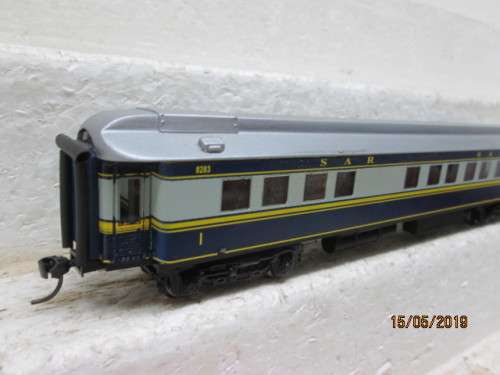 HO SCALE SARM : SAR OLD BLUE TRAIN C31 A PASSENGER COACH C8 (BOXED) - LOT 250W