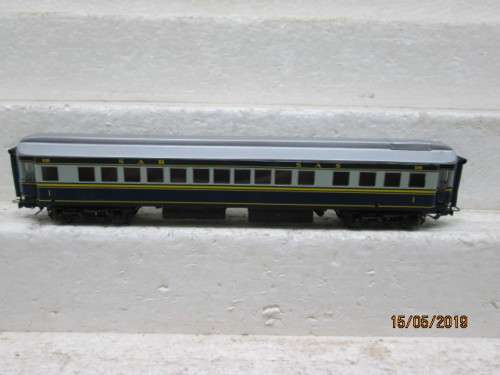 HO SCALE SARM : SAR OLD BLUE TRAIN C31 B PASSENGER COACH C8 (BOXED) - LOT 251W