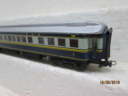 HO SCALE SARM : SAR OLD BLUE TRAIN C31 B PASSENGER COACH C8 (BOXED) - LOT 251W