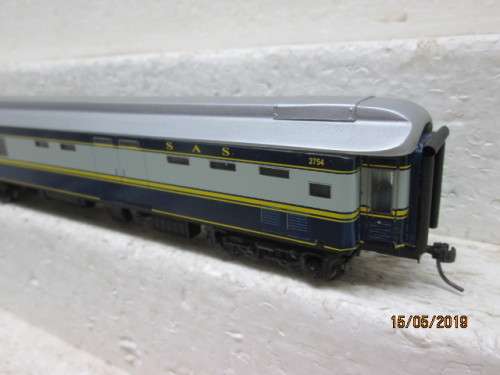 HO SCALE SARM : SAR OLD BLUE TRAIN COMPOSITE VAN (BOXED) - LOT 253W