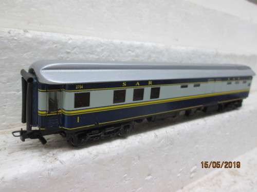 HO SCALE SARM : SAR OLD BLUE TRAIN COMPOSITE VAN (BOXED) - LOT 253W
