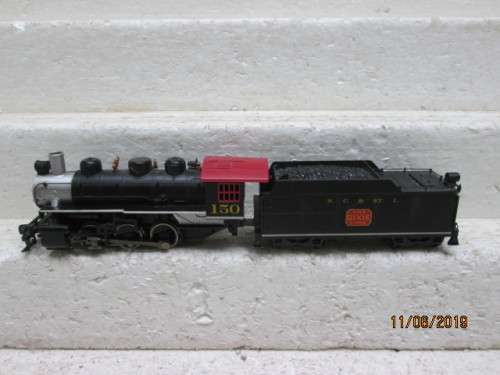 HO SCALE : BACHMANN 0-6-0 "THE DIXIE LINE" STEAM LOCOMOTIVE - LOT 480W