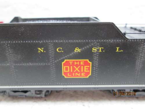 HO SCALE : BACHMANN 0-6-0 "THE DIXIE LINE" STEAM LOCOMOTIVE - LOT 480W
