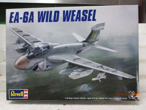 REVELL : 1:48 SCALE "EA-6A WILD WEASEL" AIRCRAFT KIT  (BOXED) - LOT 512W