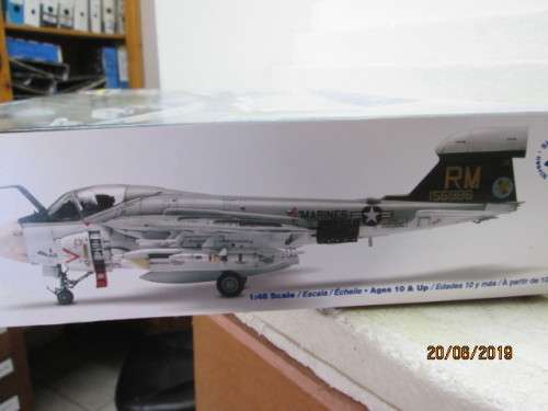 REVELL : 1:48 SCALE "EA-6A WILD WEASEL" AIRCRAFT KIT  (BOXED) - LOT 512W