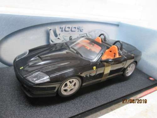 1:18 SCALE HOTWHEELS  : FERRARI 550 BARCHETTA PININFARINA (BOXED) - LOT 575W
