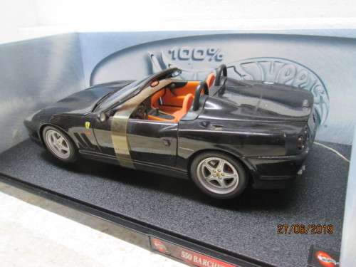 1:18 SCALE HOTWHEELS  : FERRARI 550 BARCHETTA PININFARINA (BOXED) - LOT 575W