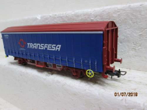 HO SCALE : ELECTROTREN TRANSFESA CLOSED WAGON (BOXED) - LOT 600W