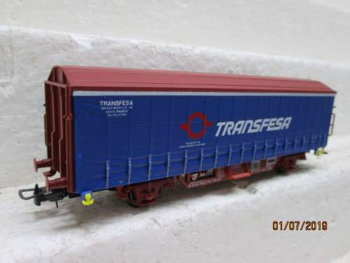 HO SCALE : ELECTROTREN TRANSFESA CLOSED WAGON (BOXED) - LOT 600W