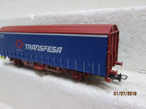 HO SCALE : ELECTROTREN TRANSFESA CLOSED WAGON (BOXED) - LOT 601W