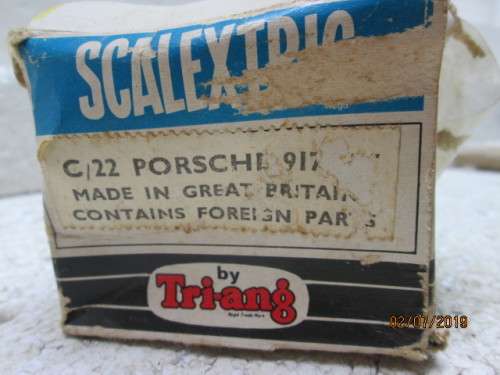 SCALEXTRIC PORSCHE 917 (BOXED) - LOT 697W